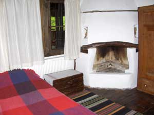 chambre avec foyer